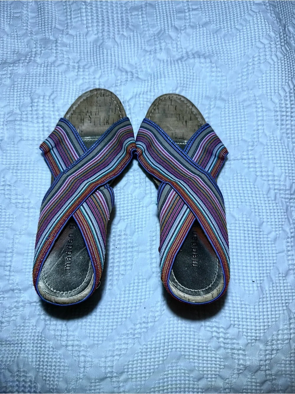 Steve Madden Multicolored Stripe Shoes